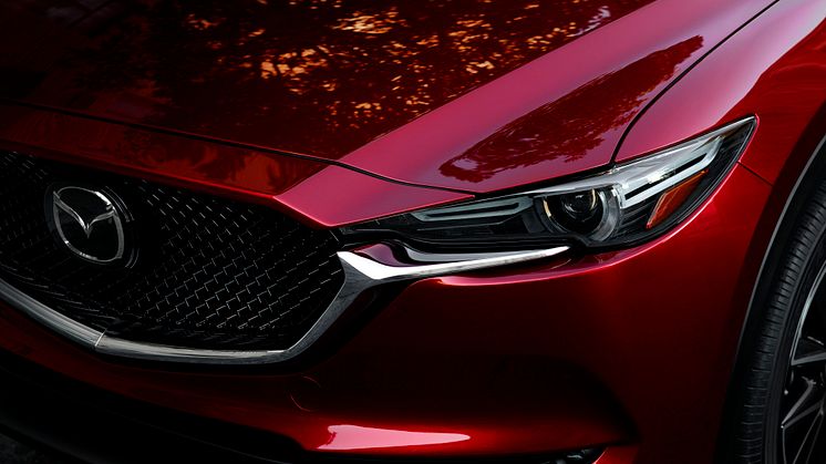 Nya Mazda CX-5 i färgen Soul Red Crystal
