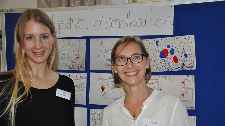 Stellten das Forschungsprojekt der EHD vor: Prof. Dr. Susanne Gerner und Johanna Zühlke.