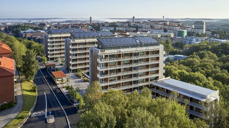 Brf Viva, Guldheden i Göteborg, med sammanlagt 132 bostadsrätter. Foto: Ulf Celander