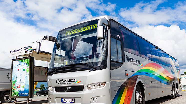 Flygbussarna är nominerade till bästa serviceföretag i kategorin "Transporter på land".