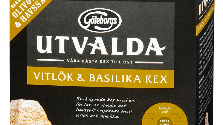 Smaksatta kex - en het nyhet på ostbrickan