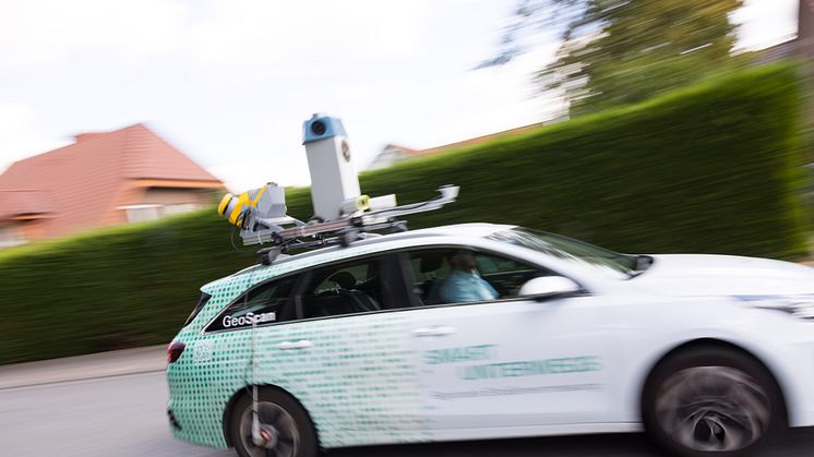 Digitalisierte Straßenbilder im Vorbeifahren in Bad Oeynhausen