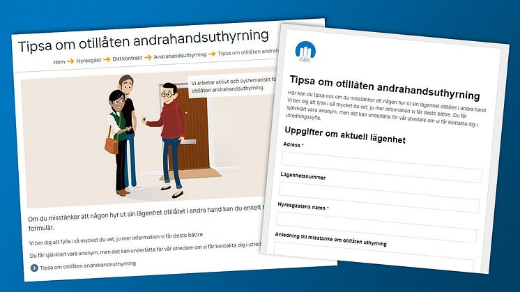 Arbete mot otillåten andrahandsuthyrning gav 37 återtagna lägenheter åt AB Kristianstadsbyggen 