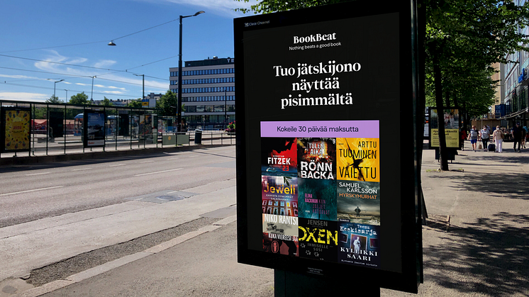 BookBeat sai uuden brändi-ilmeen  – ”Nothing beats a good book” on Suomen johtavan äänikirjapalvelun uusi konsepti ja slogan
