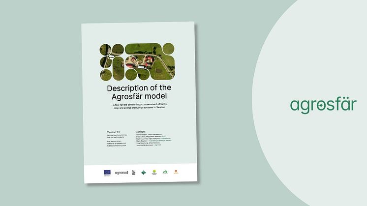 Agrosfär, rapport beräkningsmodell