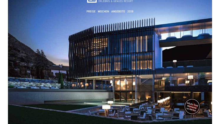 DolceVita Hotel Lindenhof - Erlebnis und Genuss Resort - Katalog 2018
