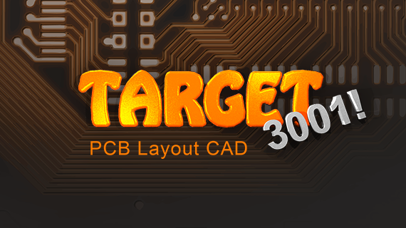 Target 3001! PCB layout CAD 