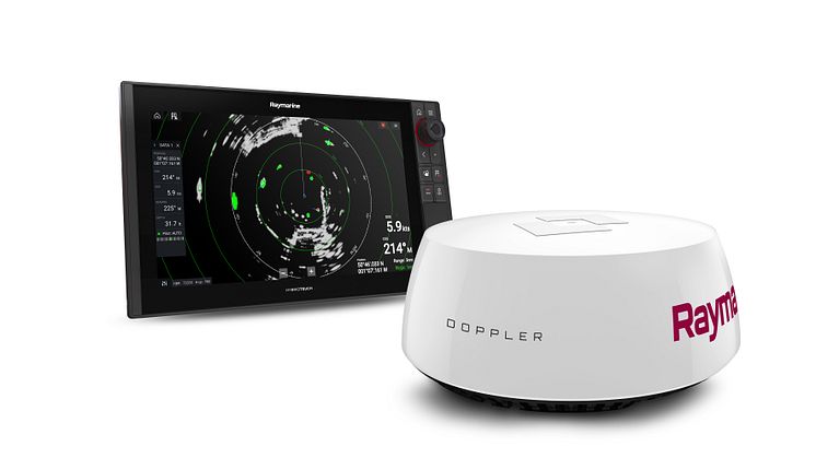 Raymarine's most advanced solid-state marine radar, the Quantum® 2 with doppler target identification technology