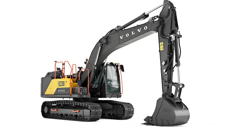 Volvo EC230 - frilagd höger fram