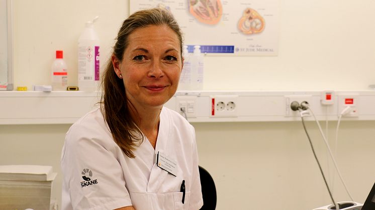 Joanna Hlebowicz Frisén, biträdande överläkare på hjärtmottagningen på Skånes universitetssjukhus i Lund och docent vid Lunds universitet.