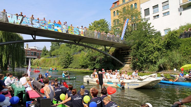 Leipziger Wasserfest - Bootsparade