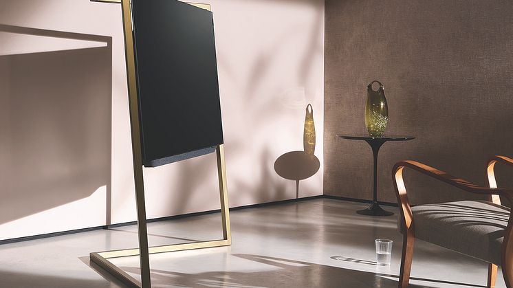 Glamour og minimalisme: Loewe bild 9 OLED er et fascinerende anderledes TV - elegant som en skulptur.