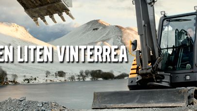 Minigrävare från Volvo - vinterrea på minigrävmaskiner hos Swecon