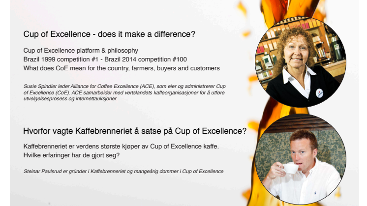 Hva har Cup of Excellence betydd i verdens kaffeindustri?