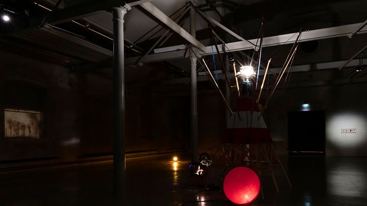 Navigational Aids, 2020, Youngjae Lih, installation, i utställningen för Beckers konstnärsstipendium 2021 