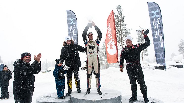  Svenske Bryntesson fixade norsk hemmaseger i RallyX On Ice