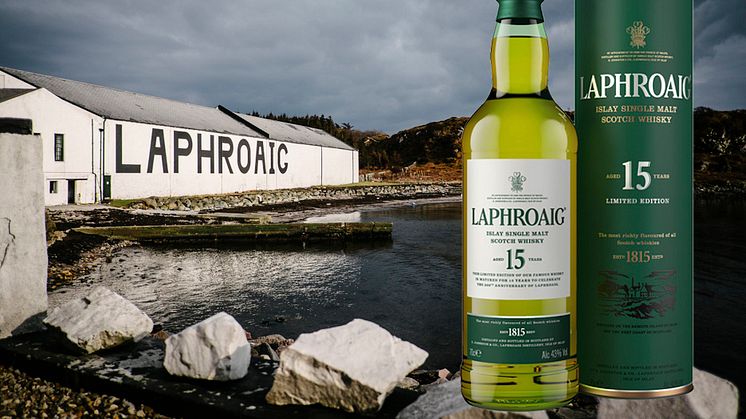 Laphroaig nylanserar en limiterad upplaga av Laphroaig 15YO för att fira 200-årsjubileum!