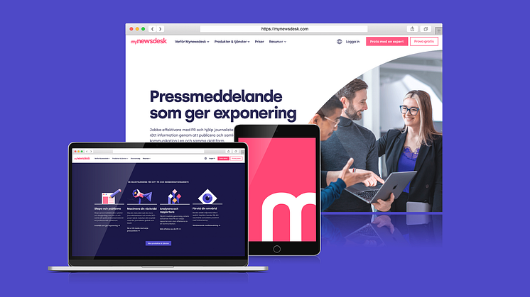 Mynewsdesk – New visual identity