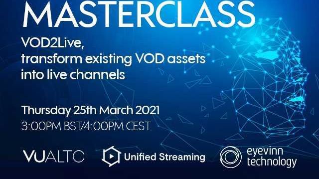 Masterclass on how to transform existing VOD assets into live channels