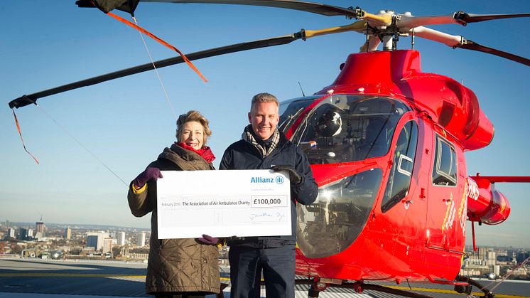 ALLIANZ UK EMPLOYEES TO RAISE £1MILLION FOR CHARITY PARTNER