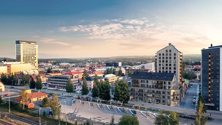 HSB brf Guldläge i centrala Skellefteå byggstartar officiellt den 19 maj 2022 genom ett ”första spadtag” på tomten. 