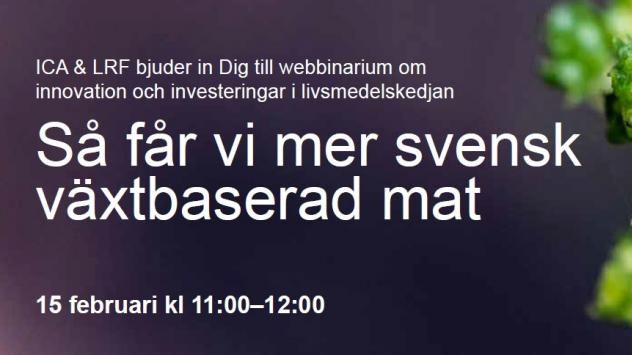 Inbjudan från ICA & LRF