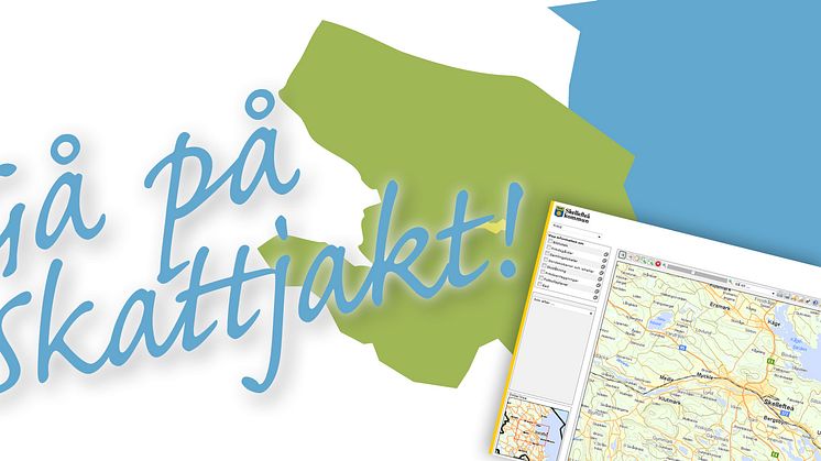 Skattjakt i samband med lansering av Skellefteå kommuns kartportal