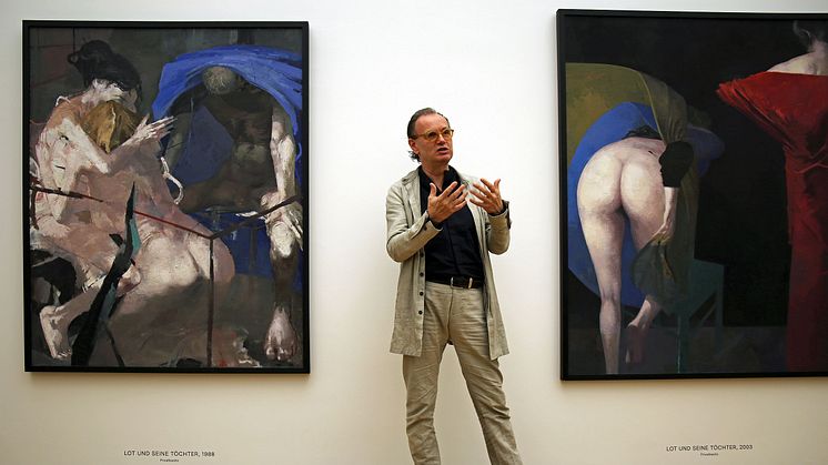 Dr. Alfred Weidinger zur Eröffnung der "Arno Rink. Ich male!" Ausstellung im Museum der bildenden Künste