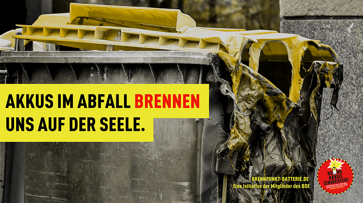 BDE-Pressetermin: "Falsch entsorgt ist brandgefährlich" – Kampagnenstart und Anlageneröffnung in Rostock