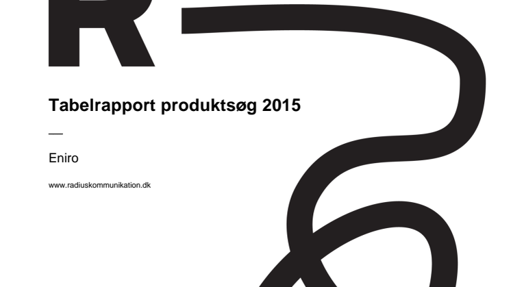 Undersøgelse af danskernes produktsøgning, 2015
