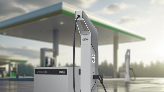 Easy- and flexible-to-install solution ChargeBox from ADS-TEC Energy is ideal for gas stations 
