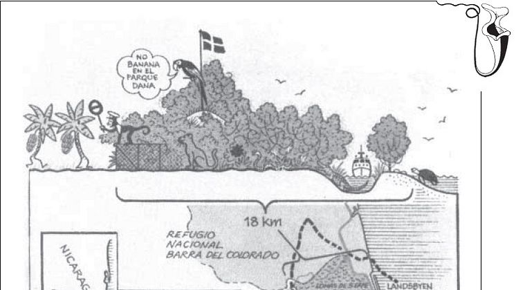 Kort over Danskernes Regnskov