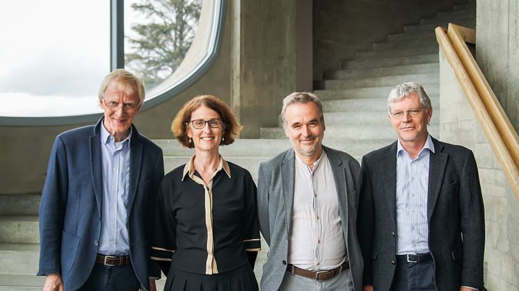 Leadership Pedagogical Section at the Goetheanum: Claus-Peter Röh (until mid-2021), Constanza Kaliks (from 2022), Philipp Reubke (since October 2020), Florian Osswald (until the beginning of 2022) (Foto: Xue Li)