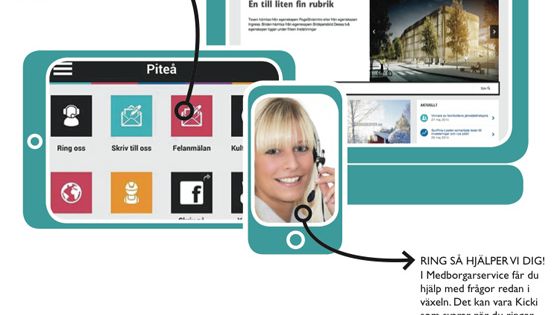 Tre nyheter som ska förenkla kontakten med Piteå kommun
