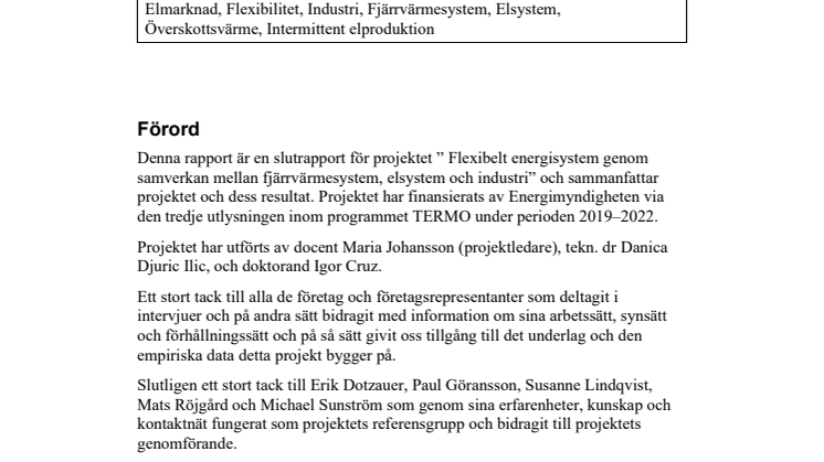 Slutrapport: Flexibelt energisystem genom samverkan mellan fjärrvärmesystem, elsystem och industri.pdf
