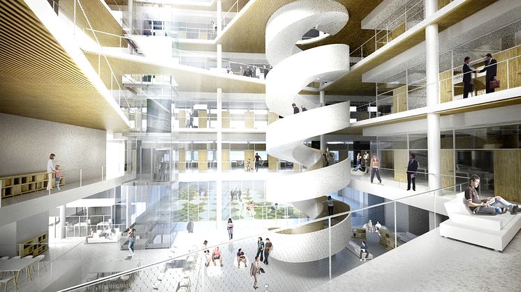 Förslag Ekonomihögskolan, Lund (interiör)