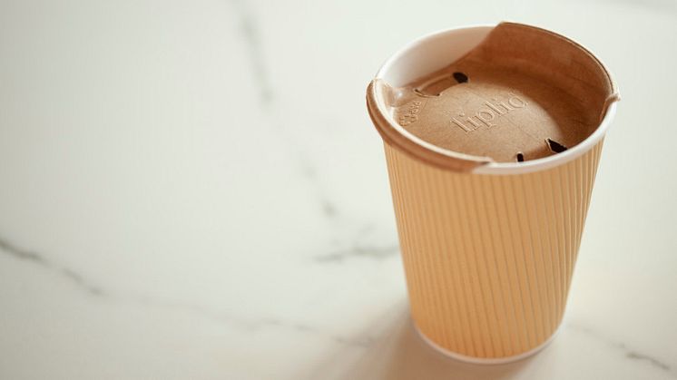 The Liplid coffee cup lid is 100% recyclable