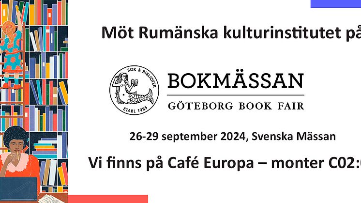 Författarna Moni Stănilă, Varujan Vosganian och Corina Ilea bland Rumäniens gäster på Bokmässan i Göteborg