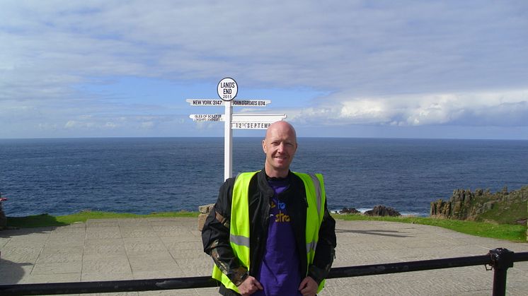 ​Worcester man completes 3,000 mile motorcycle ride for the Stroke Association