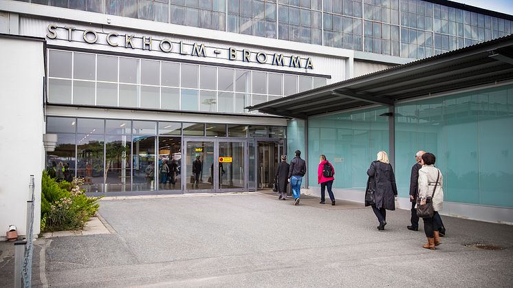 Resenärsrekord i oktober på Bromma Stockholm Airport