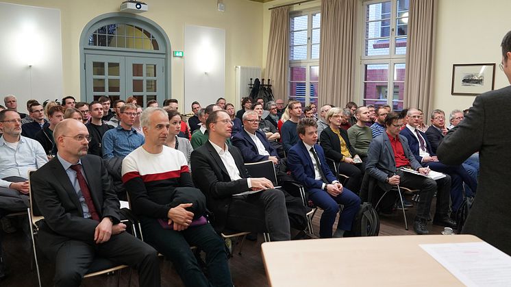 Die Veranstaltungen an der TH Wildau zum Thema Künstliche Intelligenz stoßen auf reges Interesse (Foto: Christine Krüger, TH Wildau)