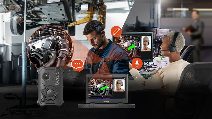 Getac Assist: Mehr Effizienz bei Kfz-Reparatur durch Echtzeit-Support   ©Getac