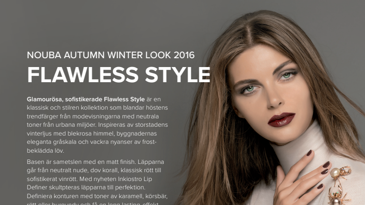 Nouba Flawless Style Fall Winter 2016 pressrelease