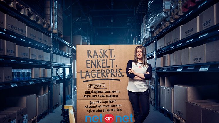 Mandag 5. februar lanserer NetOnNet sitt nye reklamekonsept