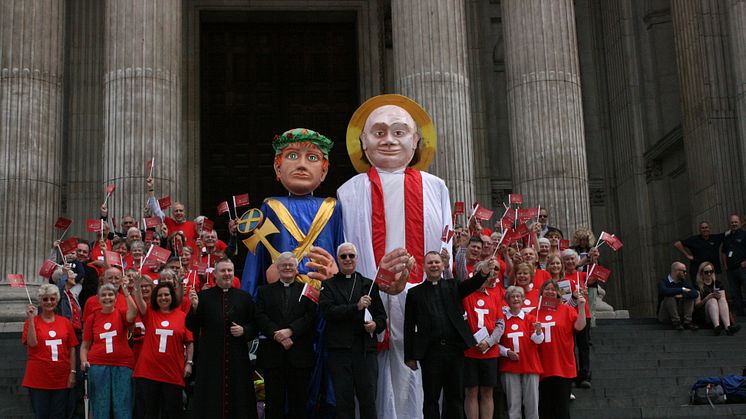 St Albans Cathedral puppets 