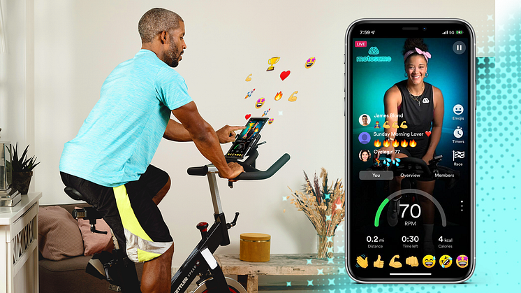 Motosumo is an open and free platform where people meet to pedal away together and in real-time from anywhere in the world. You can hop on any bike; track your data, engage, and work to top the leaderboards totally for free.