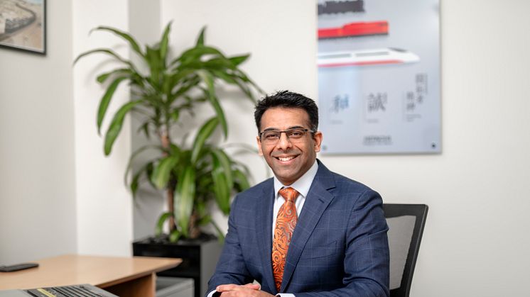Sarfaraz Samnakay, the new Managing Director for Hitachi Rail Australia