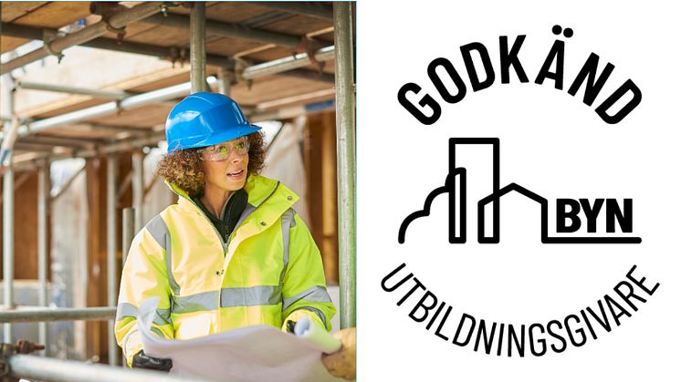 Astars byggutbildingar i Luleå, Skellefteå och Umeå är utsedda till godkända utbildningsgivare av BYN.