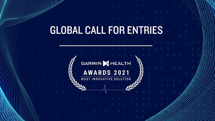 Global call for entries announced for 2021 Garmin Health Awards
