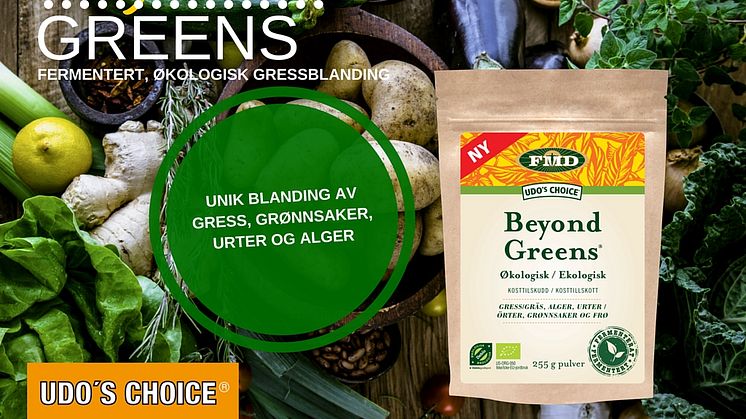 Beyond Greens - fermentert, økologisk gressblanding